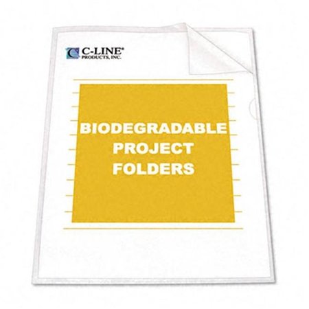 C-LINE PRODUCTS C-Line 62627 Ecological Project Folders  Polypropylene  Letter Size  25/box 62627